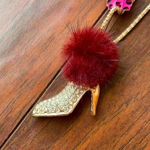 NWT BETSEY JOHNSON BOOT W/POOF, 29”